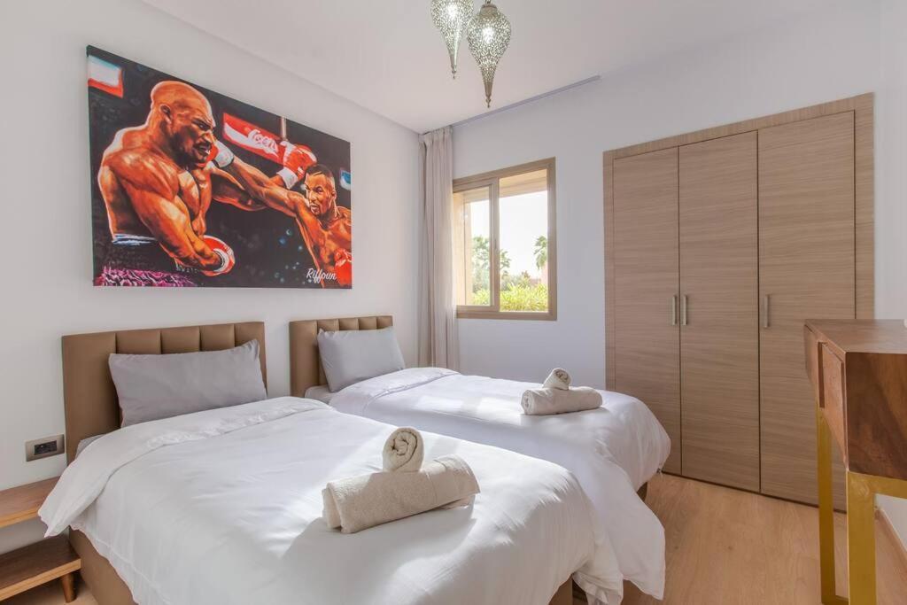Residence Golfique Pj, Jardin, Piscine マラケシュ エクステリア 写真