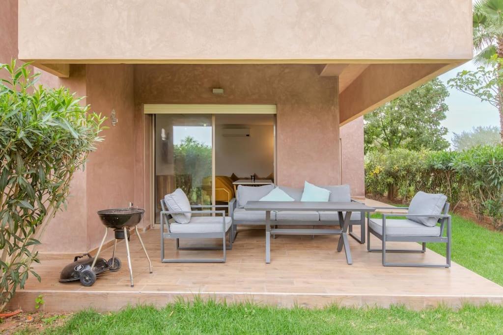 Residence Golfique Pj, Jardin, Piscine マラケシュ エクステリア 写真