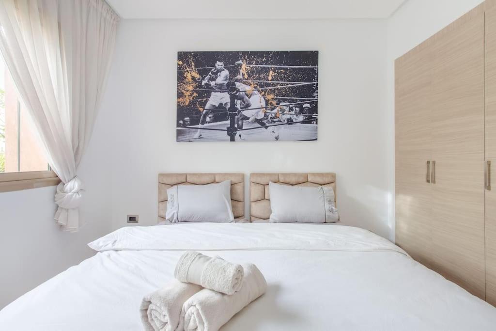 Residence Golfique Pj, Jardin, Piscine マラケシュ エクステリア 写真